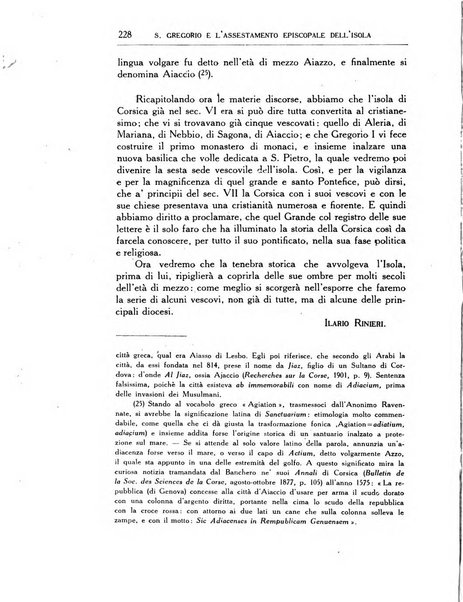 Archivio storico di Corsica pubblicazione trimestrale