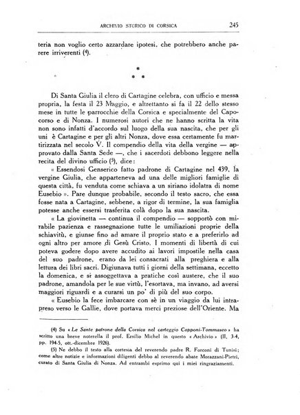 Archivio storico di Corsica pubblicazione trimestrale