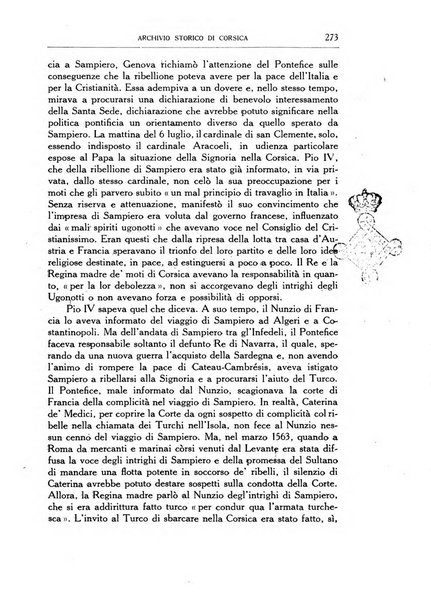 Archivio storico di Corsica pubblicazione trimestrale