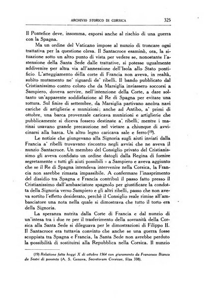 Archivio storico di Corsica pubblicazione trimestrale