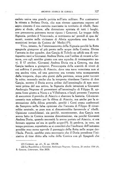 Archivio storico di Corsica pubblicazione trimestrale