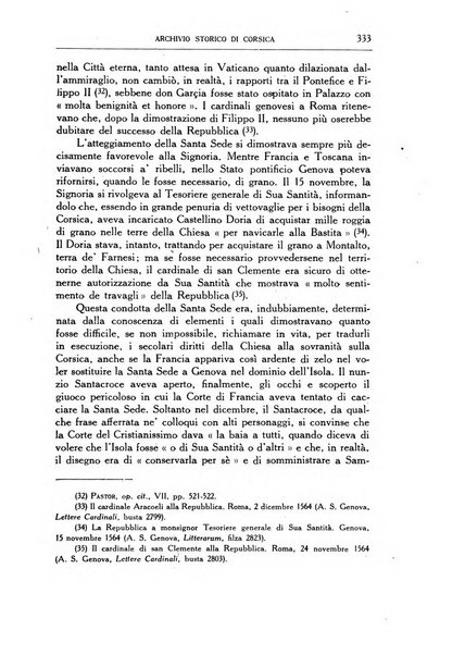 Archivio storico di Corsica pubblicazione trimestrale