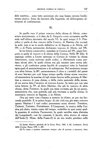 Archivio storico di Corsica pubblicazione trimestrale