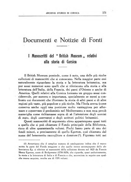 Archivio storico di Corsica pubblicazione trimestrale