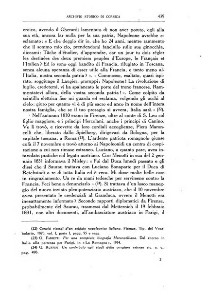 Archivio storico di Corsica pubblicazione trimestrale