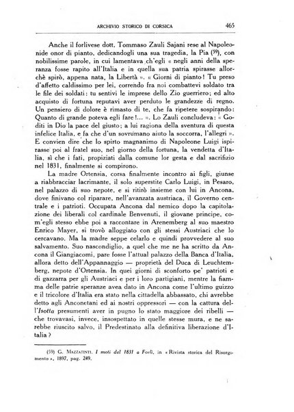 Archivio storico di Corsica pubblicazione trimestrale