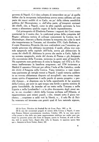 Archivio storico di Corsica pubblicazione trimestrale