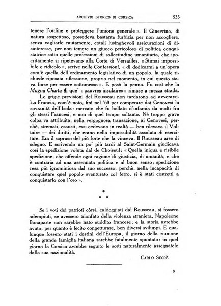 Archivio storico di Corsica pubblicazione trimestrale