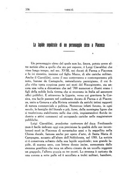 Archivio storico di Corsica pubblicazione trimestrale