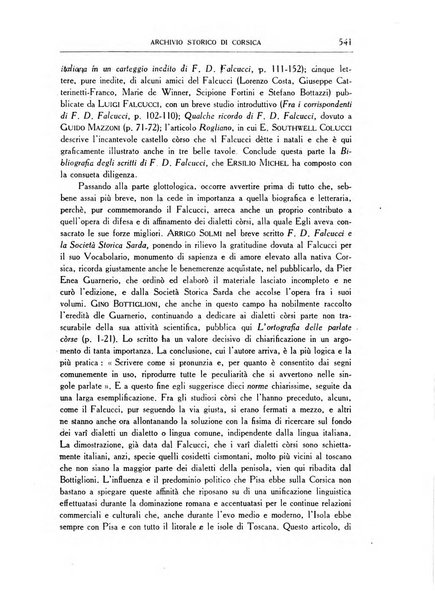 Archivio storico di Corsica pubblicazione trimestrale