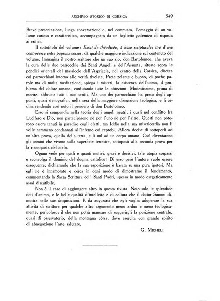 Archivio storico di Corsica pubblicazione trimestrale