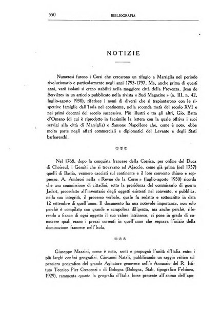 Archivio storico di Corsica pubblicazione trimestrale