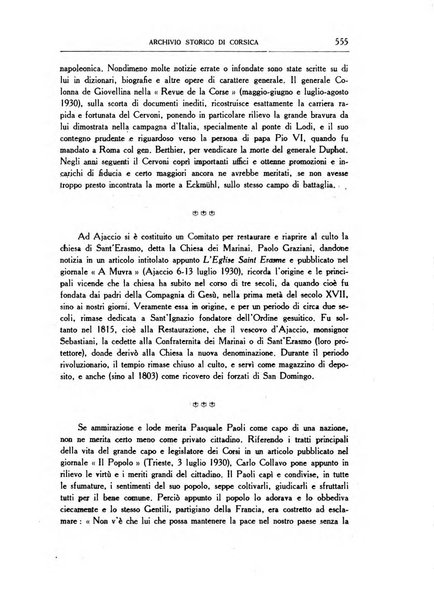 Archivio storico di Corsica pubblicazione trimestrale