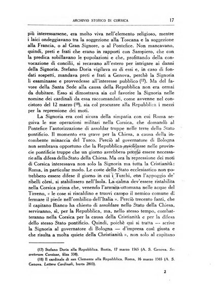 Archivio storico di Corsica pubblicazione trimestrale