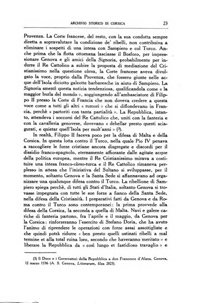 Archivio storico di Corsica pubblicazione trimestrale