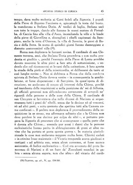 Archivio storico di Corsica pubblicazione trimestrale