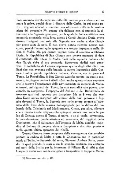 Archivio storico di Corsica pubblicazione trimestrale