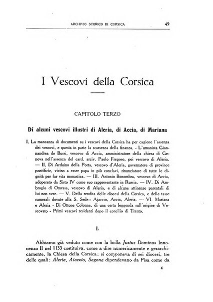 Archivio storico di Corsica pubblicazione trimestrale