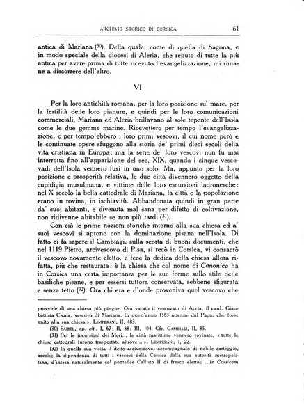 Archivio storico di Corsica pubblicazione trimestrale