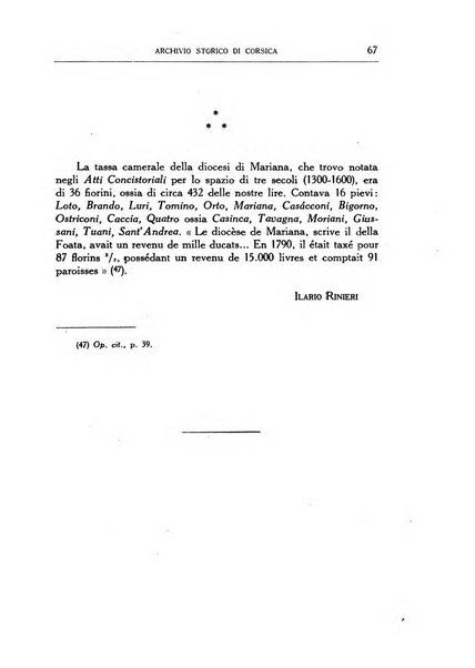 Archivio storico di Corsica pubblicazione trimestrale