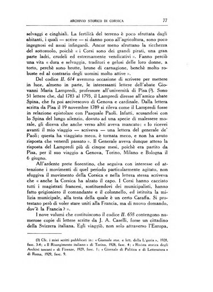 Archivio storico di Corsica pubblicazione trimestrale