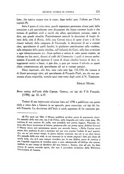 Archivio storico di Corsica pubblicazione trimestrale