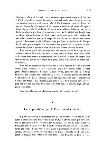 Archivio storico di Corsica pubblicazione trimestrale