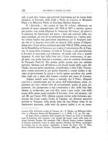 Archivio storico di Corsica pubblicazione trimestrale