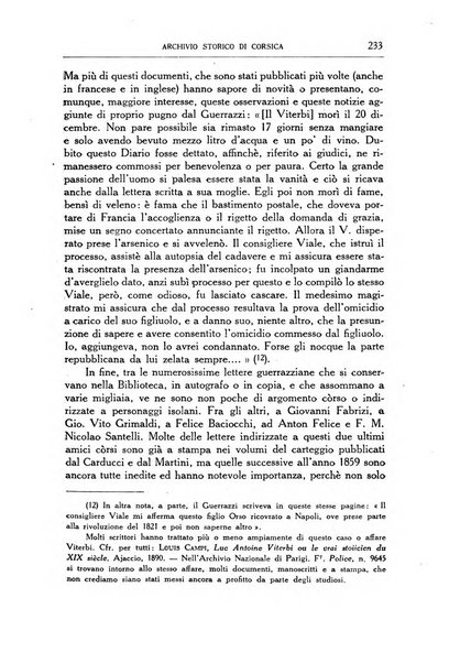 Archivio storico di Corsica pubblicazione trimestrale