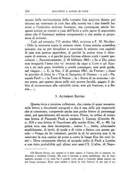 Archivio storico di Corsica pubblicazione trimestrale