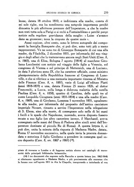 Archivio storico di Corsica pubblicazione trimestrale