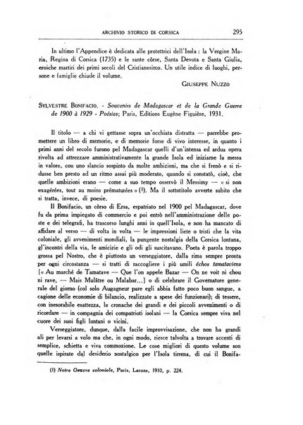 Archivio storico di Corsica pubblicazione trimestrale