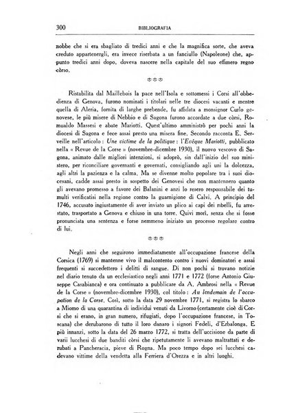 Archivio storico di Corsica pubblicazione trimestrale