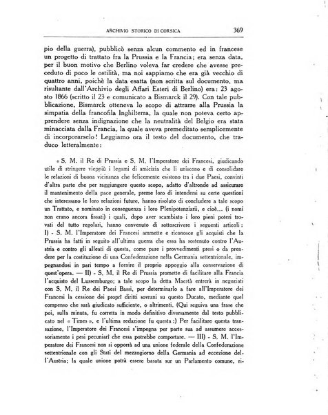 Archivio storico di Corsica pubblicazione trimestrale