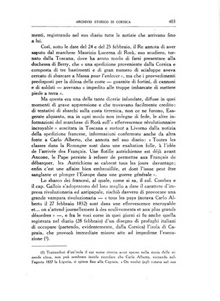 Archivio storico di Corsica pubblicazione trimestrale