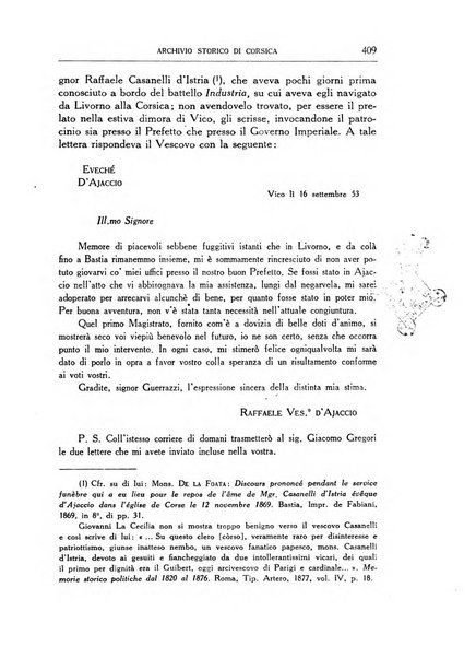 Archivio storico di Corsica pubblicazione trimestrale