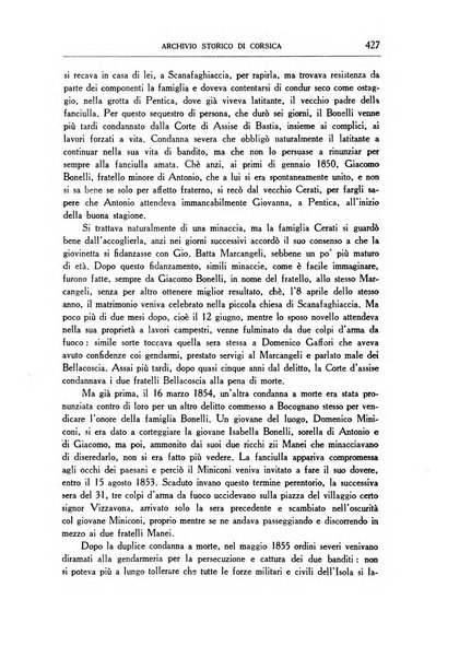 Archivio storico di Corsica pubblicazione trimestrale