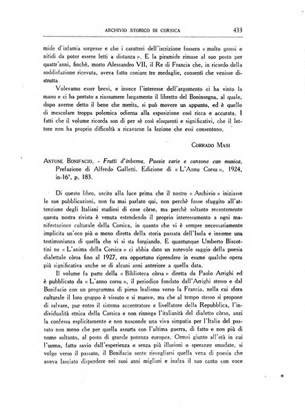 Archivio storico di Corsica pubblicazione trimestrale