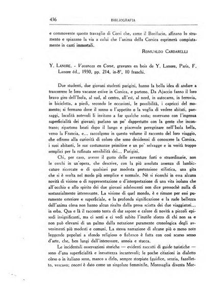 Archivio storico di Corsica pubblicazione trimestrale