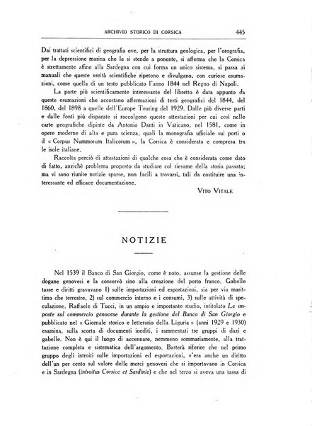 Archivio storico di Corsica pubblicazione trimestrale