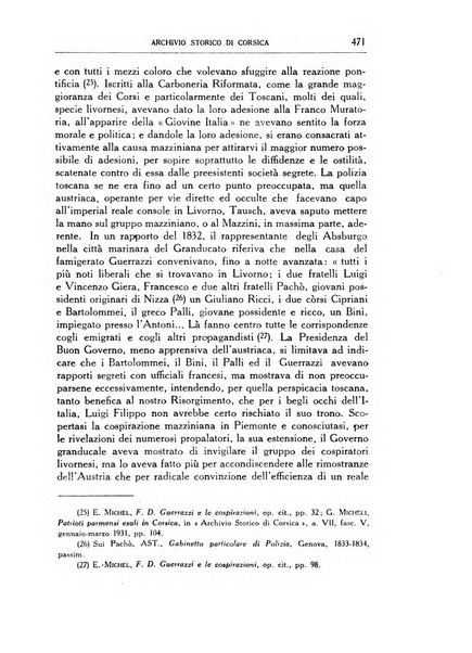 Archivio storico di Corsica pubblicazione trimestrale