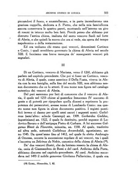 Archivio storico di Corsica pubblicazione trimestrale