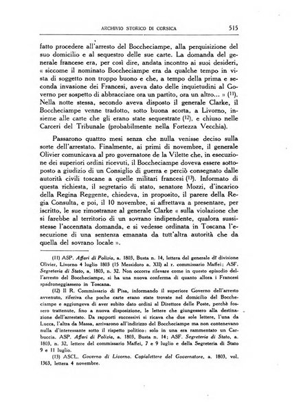 Archivio storico di Corsica pubblicazione trimestrale