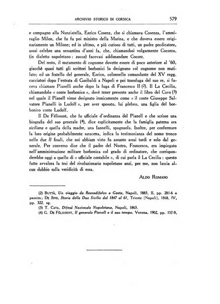 Archivio storico di Corsica pubblicazione trimestrale