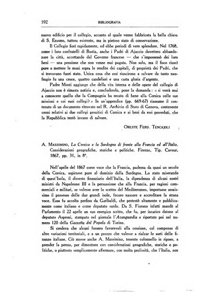 Archivio storico di Corsica pubblicazione trimestrale