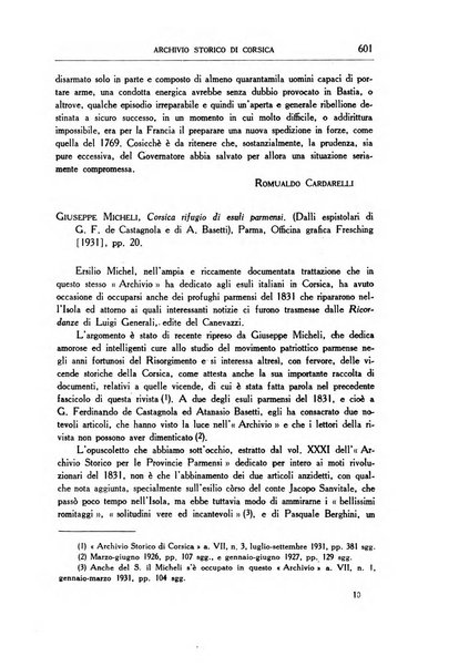 Archivio storico di Corsica pubblicazione trimestrale