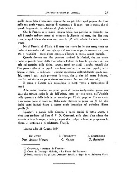 Archivio storico di Corsica pubblicazione trimestrale