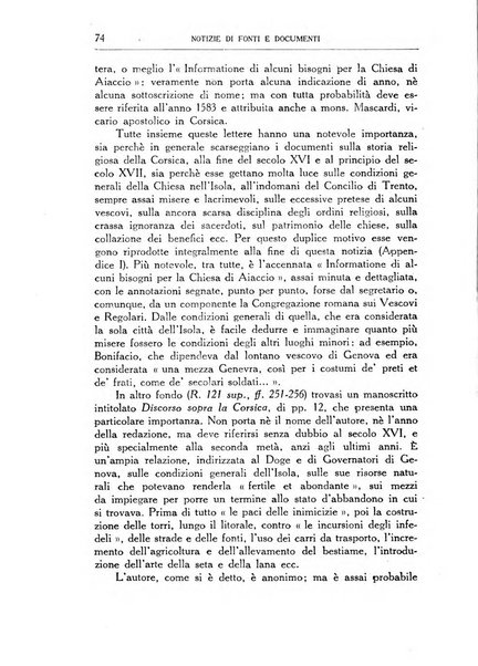 Archivio storico di Corsica pubblicazione trimestrale