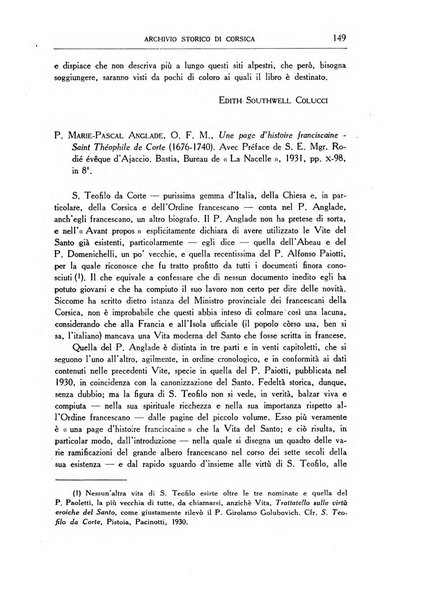 Archivio storico di Corsica pubblicazione trimestrale