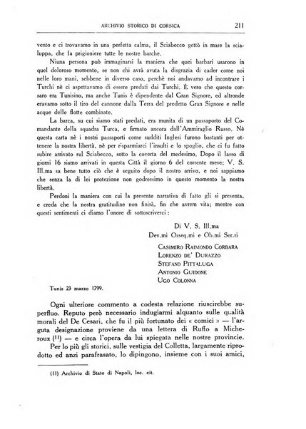 Archivio storico di Corsica pubblicazione trimestrale